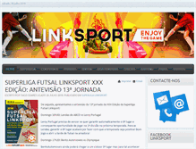 Tablet Screenshot of linksport.pt